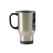 Reisende Tasse mit Heulenwolfszene