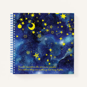 Reisende und Stars-Notebook Notizbuch