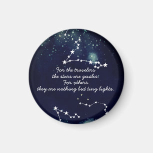 Reisende und Sterne - Magnet