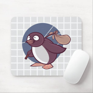 Reisender Pinguin-Raster-Mauspad Mousepad