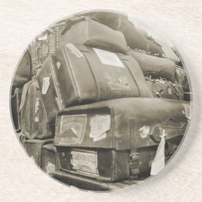 REISENSPIELTEAMSTER WAGON SUITCASE DER 1890er Jahr Getränkeuntersetzer (Vorne)