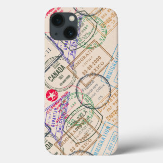 Reisepass-Briefmarke Case-Mate iPhone Hülle