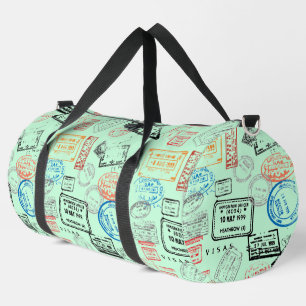Reisepass-Stempel-Design-Reisetasche Duffle Bag