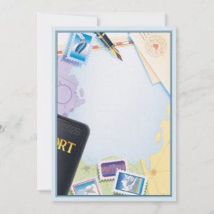 Reisepass zum Bestimmungsort © Mitteilungskarte