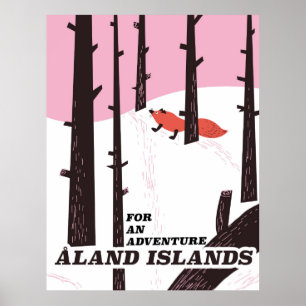 Reiseplakat Åland-Inseln, Finnland Poster