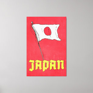 Reiseplakat aus dem alten Japan Leinwanddruck
