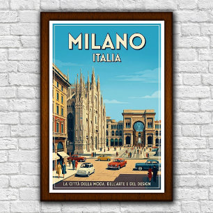 Reiseplakat aus dem Italien der 1960er Jahre, Mail Poster