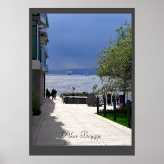 Reiseplakat aus Oslo, Norwegen Poster