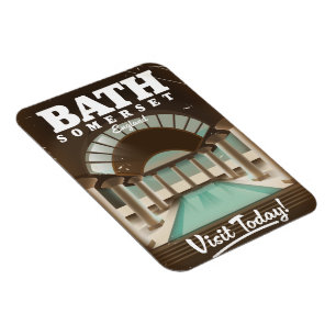 Reiseplakat Bath Somerset England Magnet
