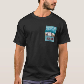 Reiseplakat Bergen Norwegen T-Shirt