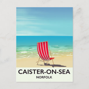 Reiseplakat "Caister on Sea" Postkarte