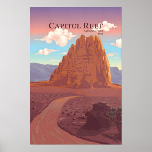 Reiseplakat Capitol Reef National Park Poster