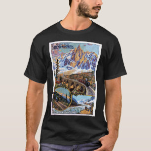 Reiseplakat Chamonix im Vintage-Stil T-Shirt