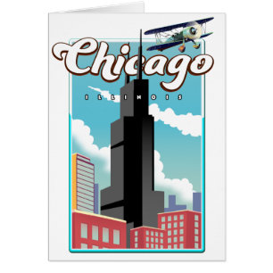Reiseplakat Chicago Illinois USA