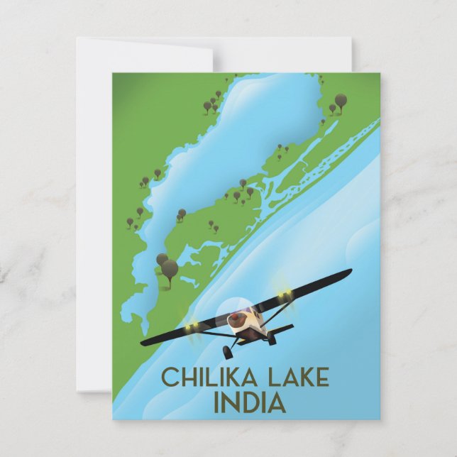 Reiseplakat Chilika Lake India (Vorderseite)