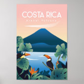 Reiseplakat Costa rica Poster