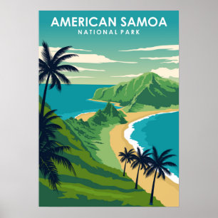 Reiseplakat des American Samoa National Park Poster