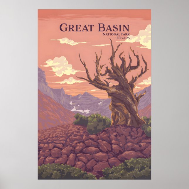 Reiseplakat des Great Basin National Park Poster (Vorne)