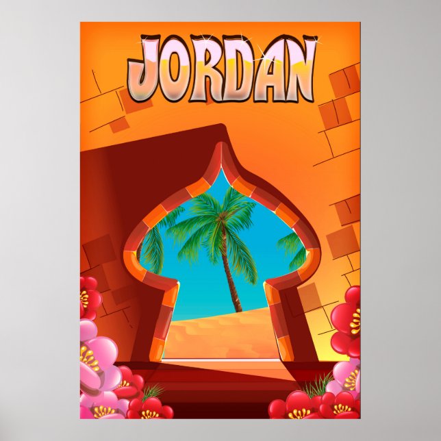 Reiseplakat des Jordan Palace Poster (Vorne)