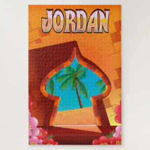 Reiseplakat des Jordan Palace Puzzle