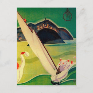 Reiseplakat Donostia San Sebastian Vintage Postkarte