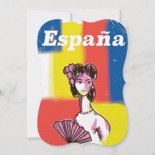 Reiseplakat España Einladung