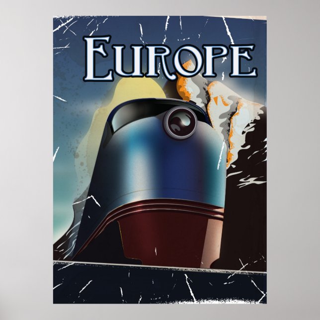 Reiseplakat Europa Poster (Vorne)
