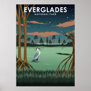 Reiseplakat Everglades National Park Poster