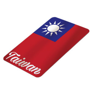 Reiseplakat Flagge der Republik China Magnet