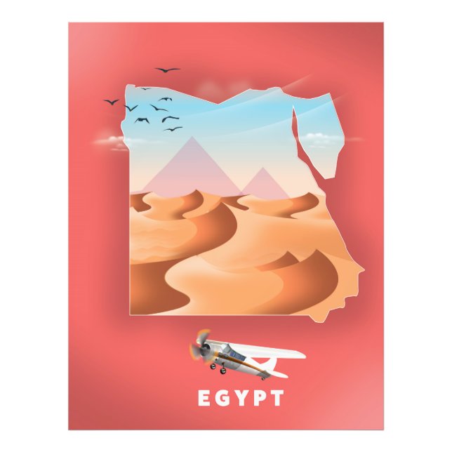 Reiseplakat für Ägypten Fotodruck (Vorne)