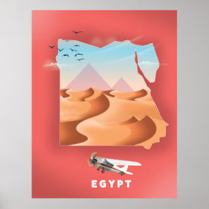 Reiseplakat für Ägypten Poster