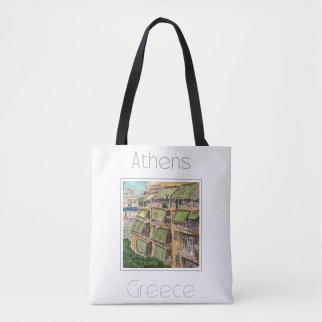 Reiseplakat für Athen - Griechenland (Vorderseite)