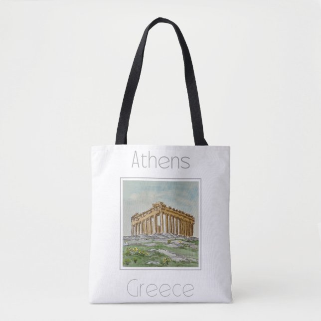 Reiseplakat für Athen - Griechenland (Vorderseite)
