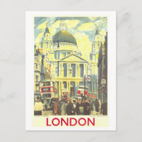 Reiseplakat für das alte London England