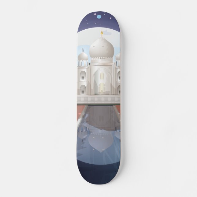 Reiseplakat für die indische Welt Skateboard (Vorderseite)