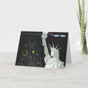 Reiseplakat für Flüge mit Northwest Airlines Karte