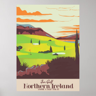 Reiseplakat 'Für Golf' Nordirland Poster