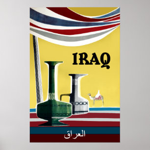 Reiseplakat für Irak Poster