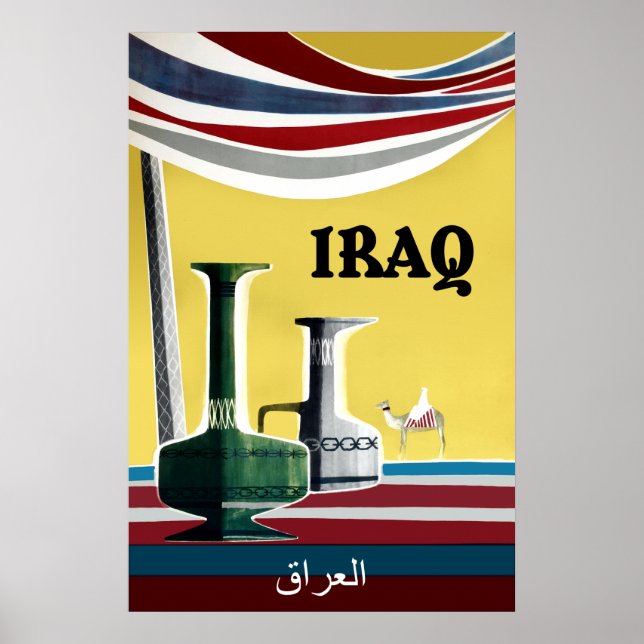 Reiseplakat für Irak Poster (Vorne)