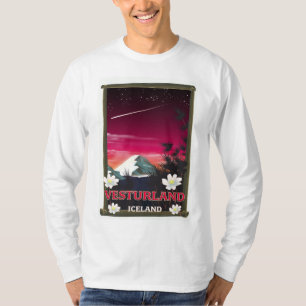 Reiseplakat für Island T-Shirt