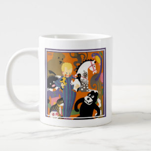 Reiseplakat für London Underground U-Bahn Jumbo-Tasse