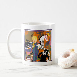 Reiseplakat für Londoner Untergrund U-Bahn Kaffeetasse