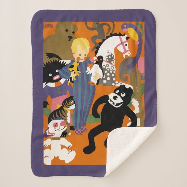 Reiseplakat für Londoner Untergrund U-Bahn Sherpadecke (Vorderseite)