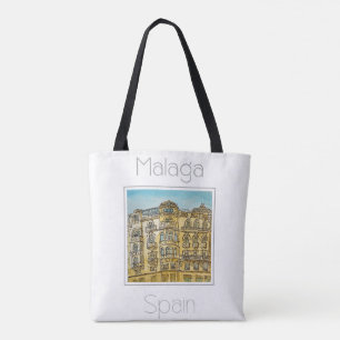 Reiseplakat für Malaga Spanien