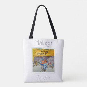 Reiseplakat für Malaga Spanien