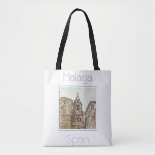 Reiseplakat für Malaga Spanien