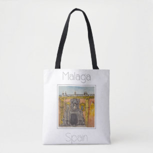 Reiseplakat für Malaga Spanien