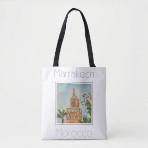 Reiseplakat für Marrakesch Marokko