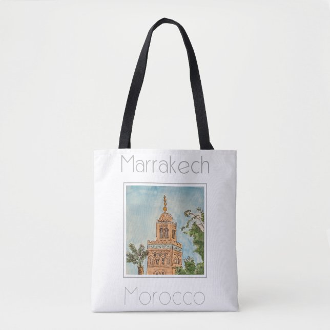 Reiseplakat für Marrakesch Marokko (Vorderseite)