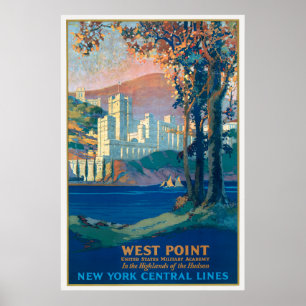 Reiseplakat für New York Central Lines im Vintage- Poster